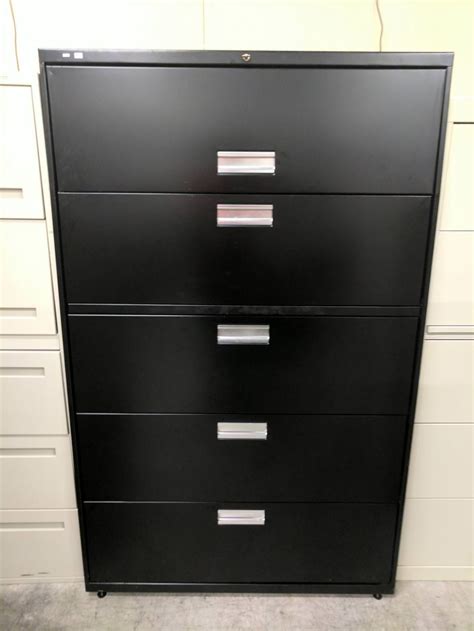 hon 5 drawer file cabinet